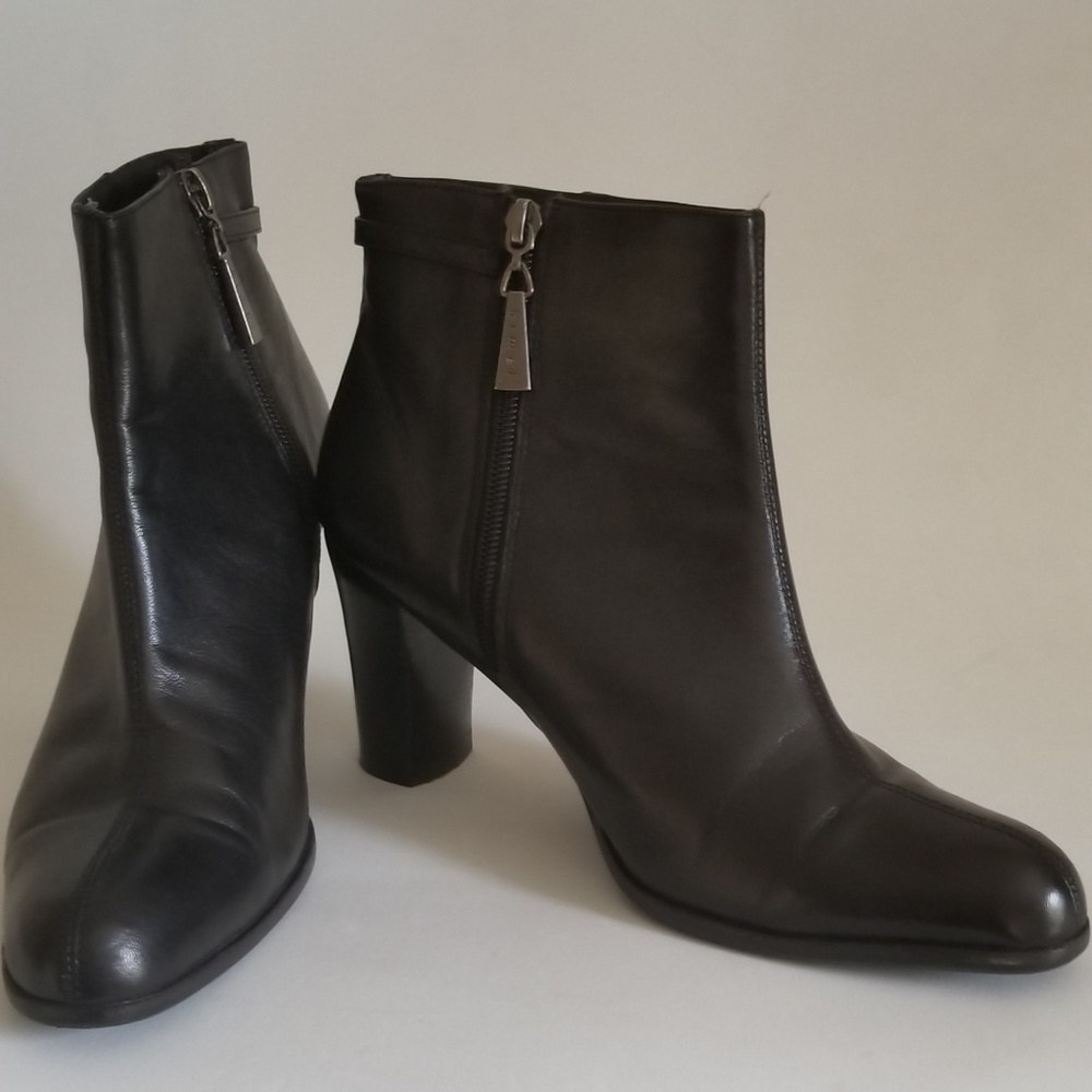 Kimel Design Ankle Boots 8.5M Black Leather
